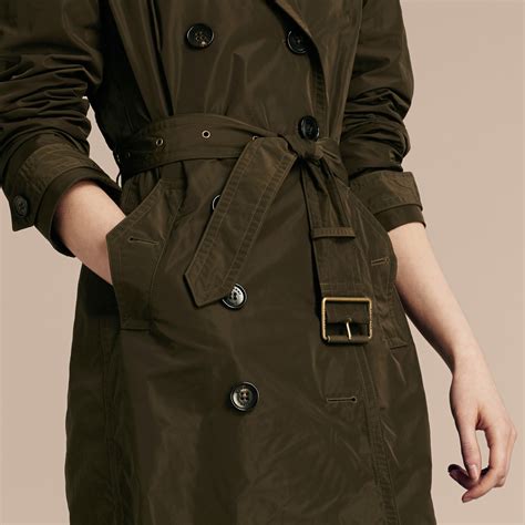 burberry olive coat|More.